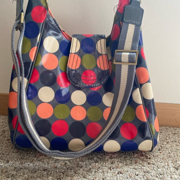Boden Bags Boden Retro Multi Colored Polka Dot Bucket Bag Poshmark